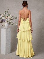 Mila Label Jazz Gown - Lemon Yellow