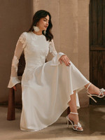 Mila Label Anise Gown - White