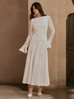 Mila Label Anise Gown - White
