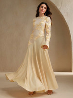 Mila Label Anise Gown - Apricot Cream