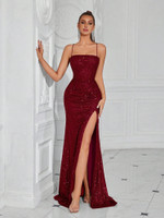 Mila Label Elisa Dress - Burgundy
