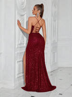 Mila Label Elisa Dress - Burgundy