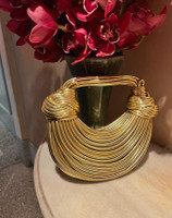 Metallic Knot Handbag - Gold