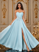 Mila Label Layna Gown - Baby Blue