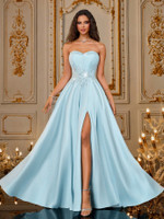 Mila Label Layna Gown - Baby Blue