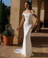 Tina Holly TW485 Gown -  Off White