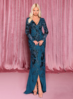Nicoletta NC3018 Gown - Teal