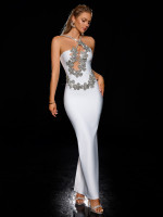 Amara Bandage Dress - White