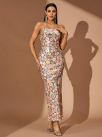 House of Troy Fleur Gown - Multicolor