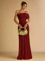 Mila Label Tanya Dress - Burgundy