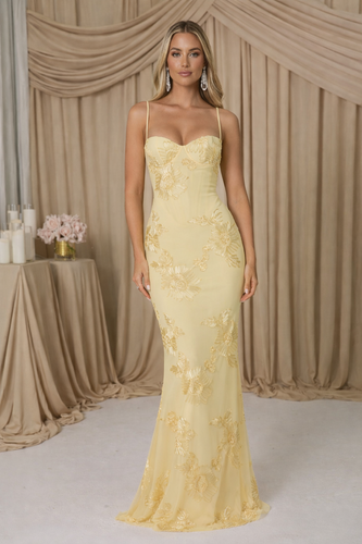 House of Troy Dakota Gown - Yellow