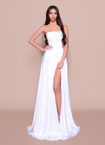 Nicoletta NBM3034 Gown - White