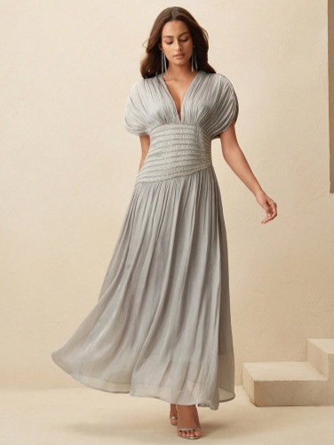 Mila Label Alba Dress - Grey 