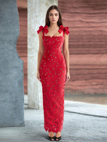 Mila Label Claire Dress - Red