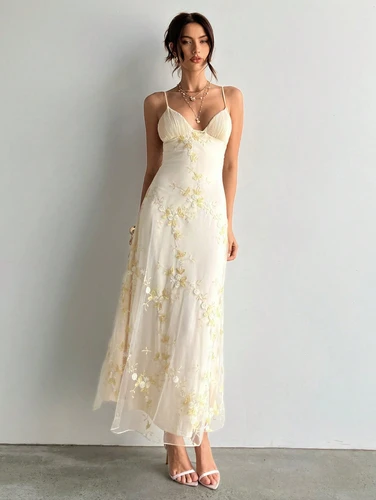 Mila Label Karlita Dress - Apricot Cream