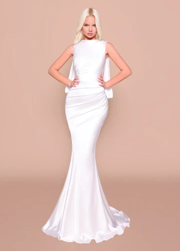 Nicoletta NBM3028 Gown - Ivory