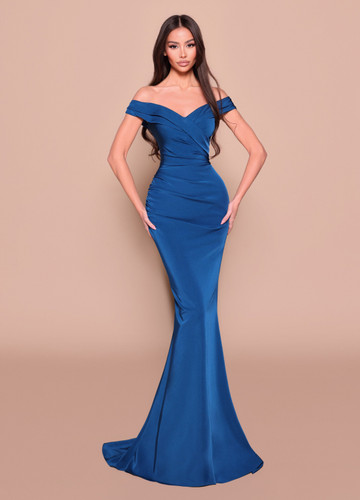 Nicoletta NBM3009 Gown - Teal