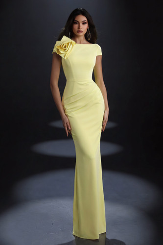 Nicoletta NC4001 Gown - Soft Lemon