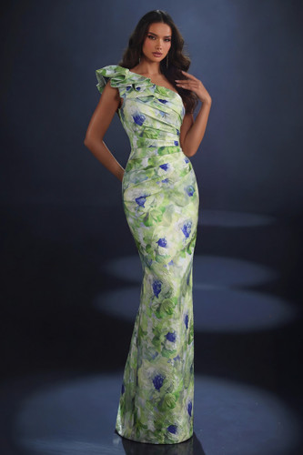 Nicoletta NC4018 Gown - Green Meadow