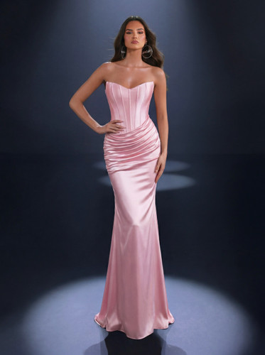 Nicoletta NC4113 Gown - Pink