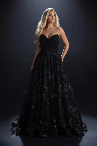 Nicoletta NC4021 Gown - Black