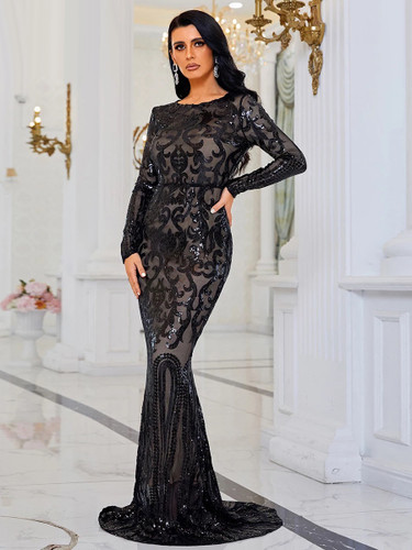 Mila Label Viva Gown - Black