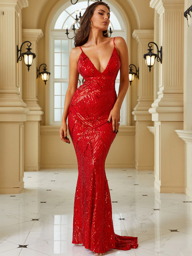 Mila Label Simone Gown - Red