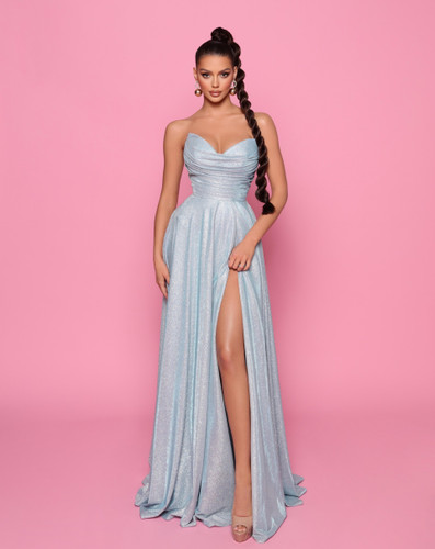 PRE ORDER Nicoletta NP176 Gown - Baby Blue