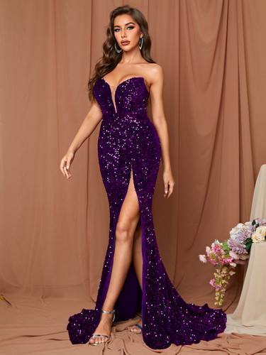 Mila Label Kassandra Gown - Purple