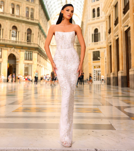 Nicoletta NC1082 Gown - Ivory