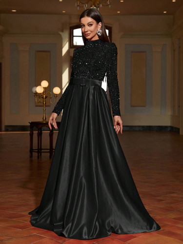 Mila Label Bonita Gown - Black