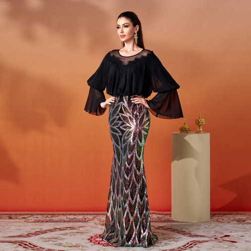 SALE House of Troy Petra Gown - Black