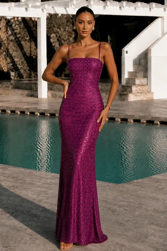 House of Troy Candace Gown - Purple