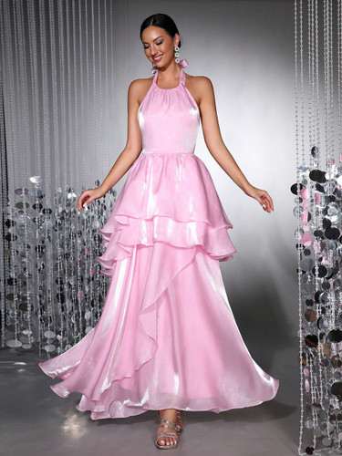 House of Troy Bella Gown - Baby Pink