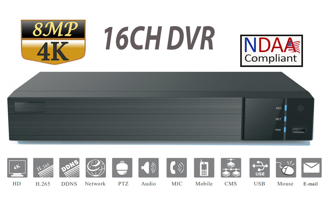 SuperLive 16CH HD Analog 8MP 4K +8CH IP Hybrid DVR, SuperLive Plus