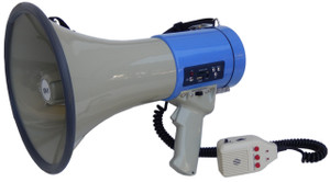 ER-66S-USB 25W MEGAPHONE WITH USB/SD/MMC/AUX IN/, WHISTLE AND SIREN BUILT-IN