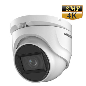 Hikvision DS-2CE76U1T-ITMF 4K 8MP Turbo HD IR Outdoor Mini-Dome Camera with 2.8mm Fixed Lens