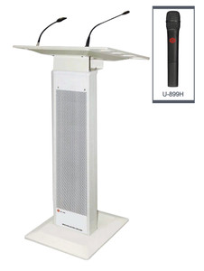 DS-150/U-899H PODIUM WIRELESS LECTERN SYSTEM (WHITE COLOR)