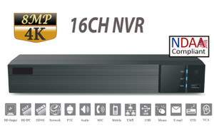 SuperLive 16CH  8MP NVR PoE