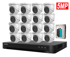 Hikvision 5MP 16CH HD Analog Camera System Bundle: 1x 16CH DVR