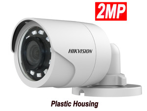 Hikvision DS-2CE16D0T-IRPF 2MP HD Analog Bullet Camera 2.8mm - Plastic Housing