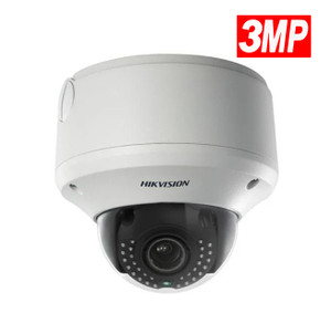 Hikvision DS-2CD4332FWD-IZHS 3MP Outdoor IP PoE Network Dome Camera, Motorized Varifocal Lens 2.8-12mm, 120dB WDR, Weatherproof & Vandal-Resistant