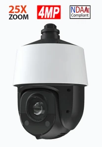 4MP 25x Optical Zoom Speed Dome PTZ Network IP Camera, Smart Auto-Tracking, AI Human & Vehicle Detection, 150m (492ft) Smart IR Night Vision, 120dB WDR, IP66 Weatherproof, PoE+, NDAA Compliant