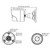 DS-2CE16D0T-IRPF 2MP 1080p Turbo HD Analog Bulle Camera dimensions