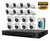 CCTV Kit 16CH 2MP HD Analog Security Camera Kit includes iDS-7216HQHI-M1/S 16CH 5MP DVR with 4TB HDD and 8x DS-2CE56D0T-IRMF 2MP Turret & 8x DS-2CE16D0T-IRPF Bullet Outdoor Cameras