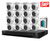 Hikvision 5MP 16CH HD Analog Camera System Bundle: 1x 16CH DVR with 4TB HDD and 16x Turret Cameras with Built-in Mic