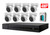 Hikvision 8CH PoE NVR CCTV Kit with 8x 4MP Outdoor IP PoE Cameras & 4TB HDD