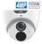 Uniview 4MP PoE IR Eyeball Network Camera with Built-In Microphone, Weatherproof, 2.8mm Lens, NDAA Compliant -IPC3614SR3-ADF28KM-G