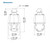 Uniview 4MP 25x LightHunter IR PoE PTZ Network Camera with Wall Mount Bracket, AI Detection, NDAA Compliant - IPC6424SR-X25-VF