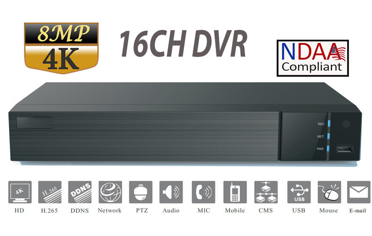 SuperLive 16CH HD Analog 8MP 4K +8CH IP Hybrid DVR, SuperLive Plus
